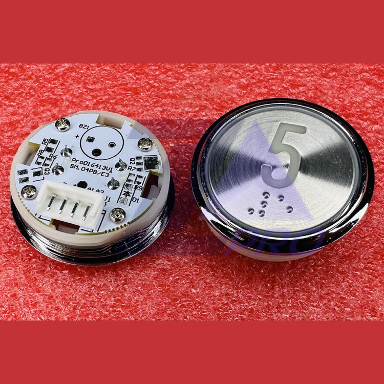 Кнопочный модуль "5" с кодом Брайля SM.04PB/E3 STEP KOYO